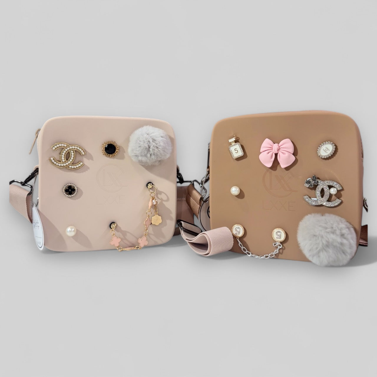 BEIGE BABY SIDE BAGS