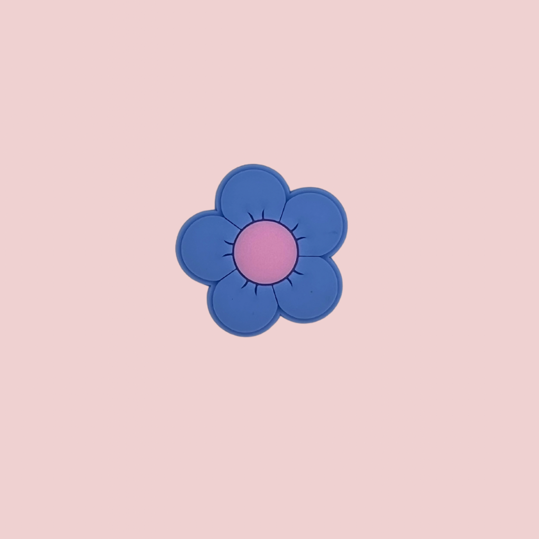 Blue & pink flower