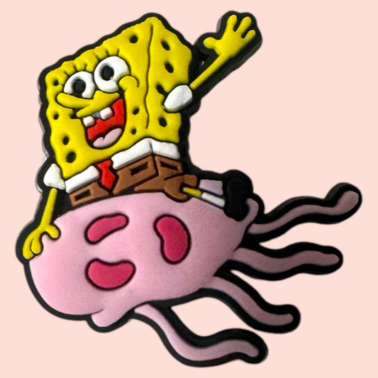 SpongeBob and jelly fish