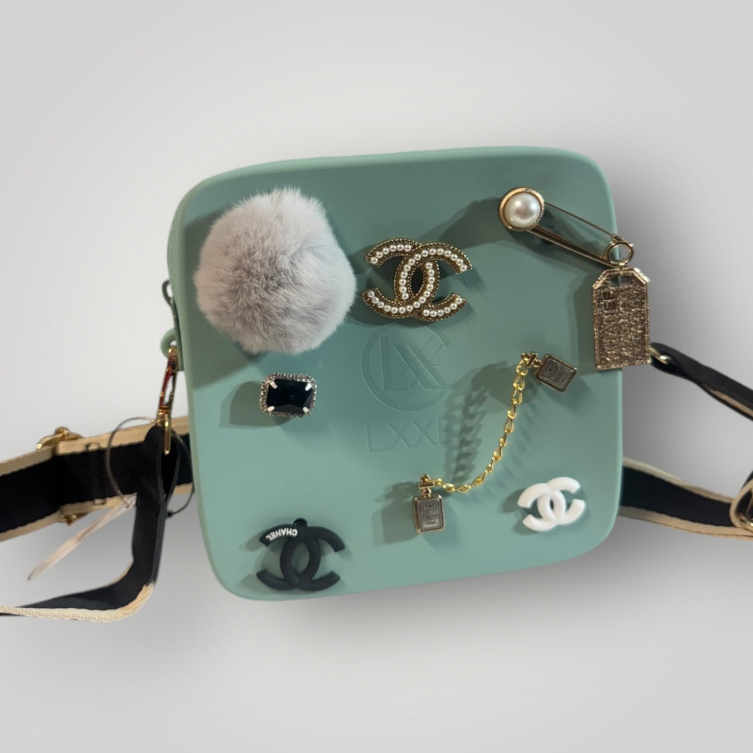 Teal inspired bag