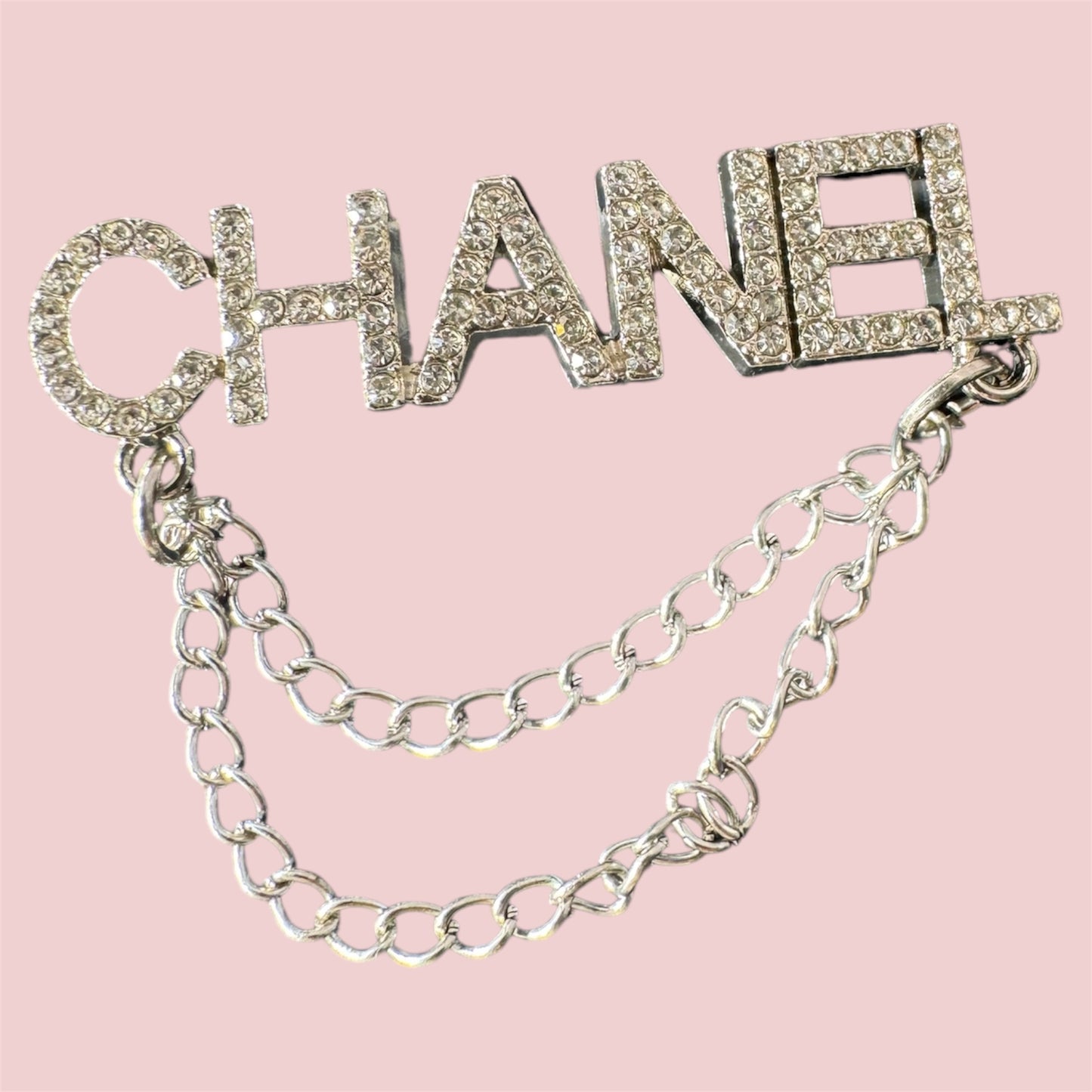 Silver double chain